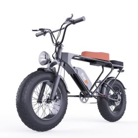 GT200 Pro Off Road Mountain Electric Bike 20'' Fat tires 1200W Powerful Motor outdoor ebike